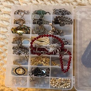 Chic Jewelry Assortment in Black and Gold